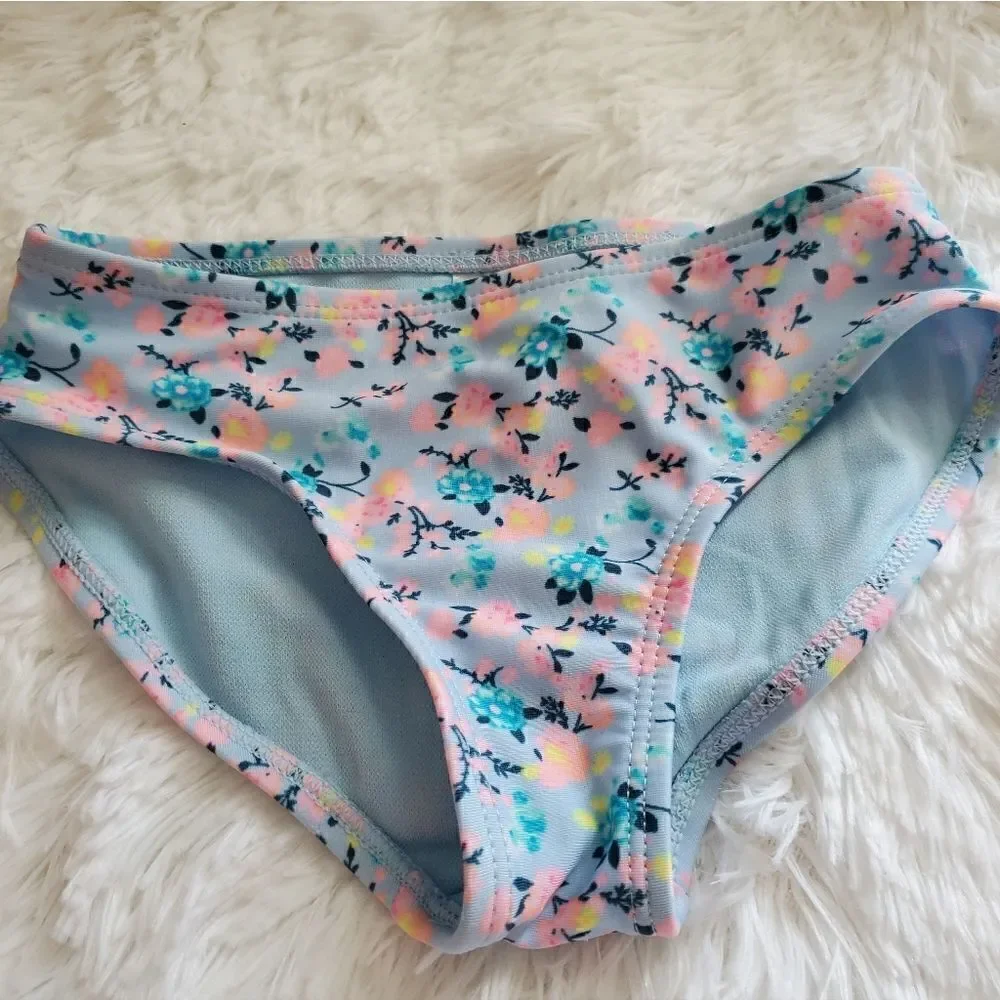 Girl's Floral Two Piece Bikini Size XS (4/5)